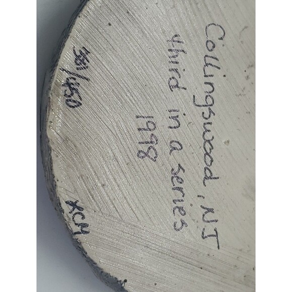 Hestia Knigt Park Christmas Ornament Collingswood NJ USA 1998 Vintage Hanging - Picture 9 of 16